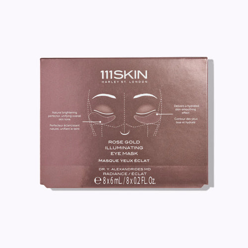 111 Skin Rose Gold Illuminating Eye Mask 8 pairs