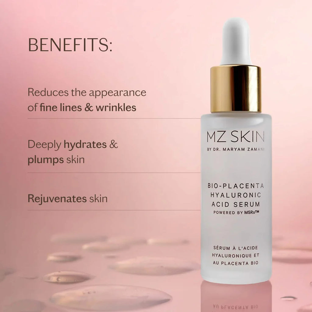 Mz Skin Bio-Placenta Hyaluronic Acid Serum