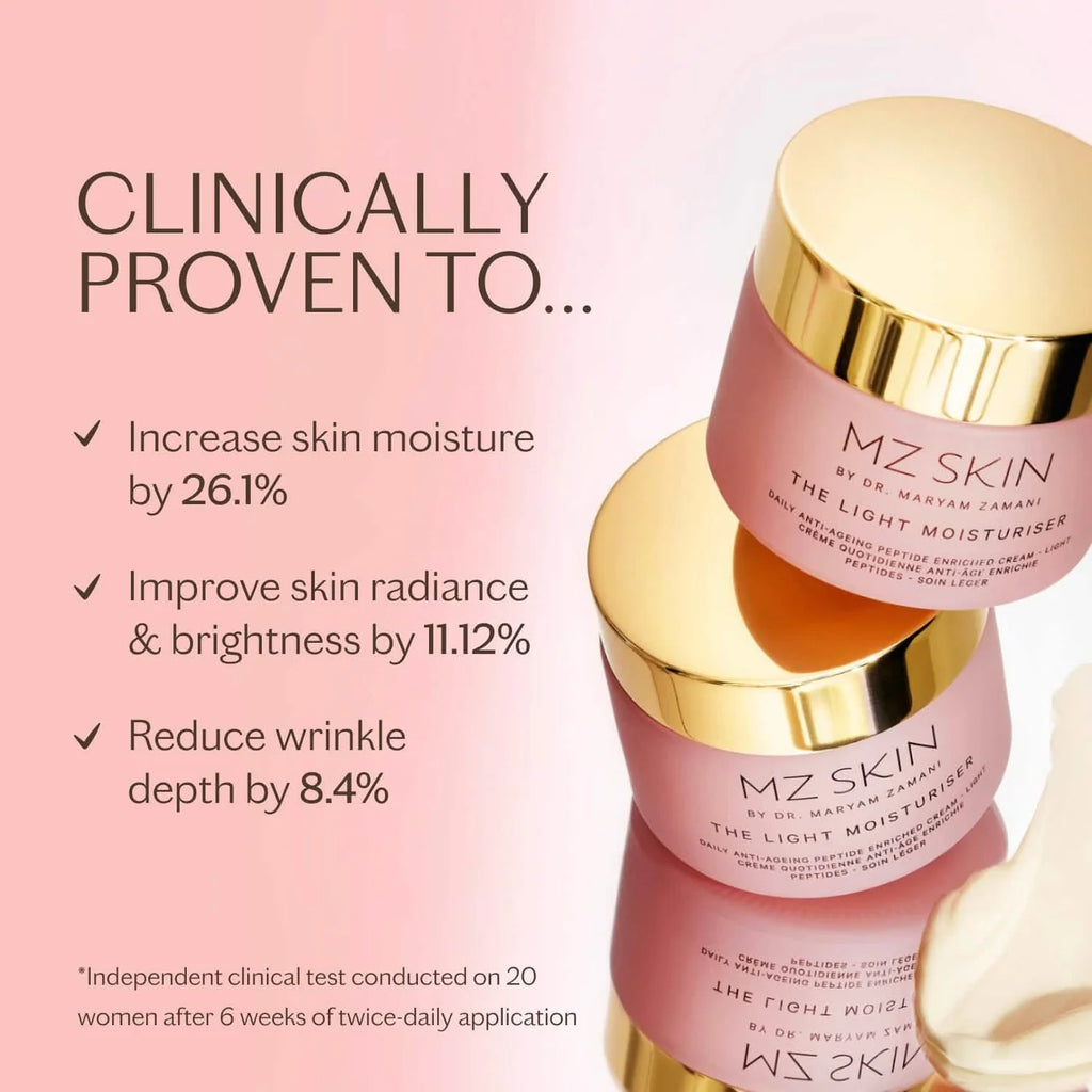MZ Skin The Light Moisturiser (50ml)