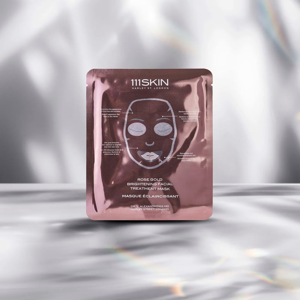 111 Skin Rose Gold Brightening Facial Treatment Mask (10 masks)